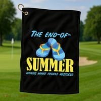 Endofsummer Winds: A Celebration Of Seasonal Change Golf Towel thumb 1