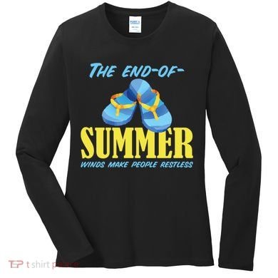 Endofsummer Winds: A Celebration Of Seasonal Change Women's Long Sleeve Shirt
