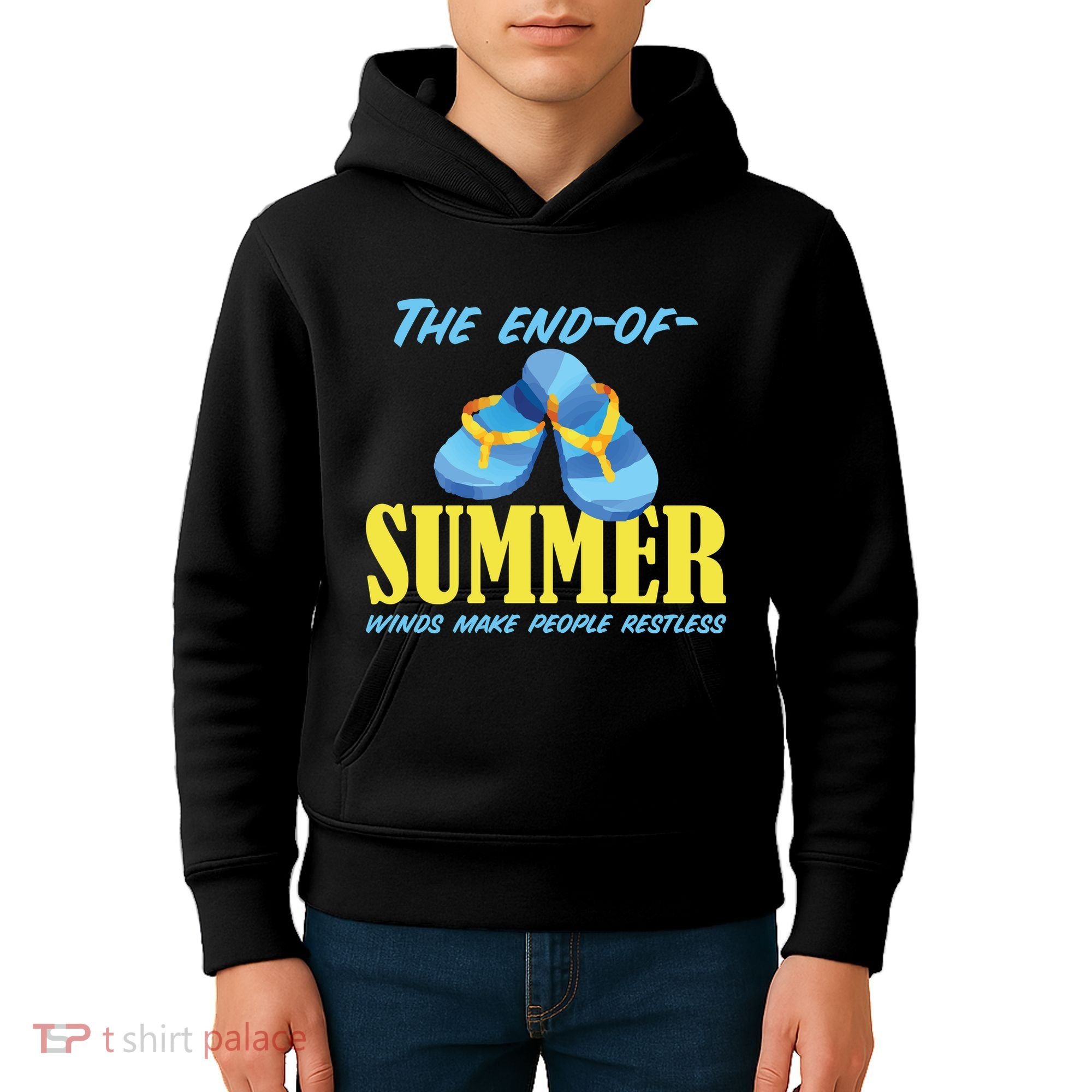 Endofsummer Winds: A Celebration Of Seasonal Change Kids Hoodie