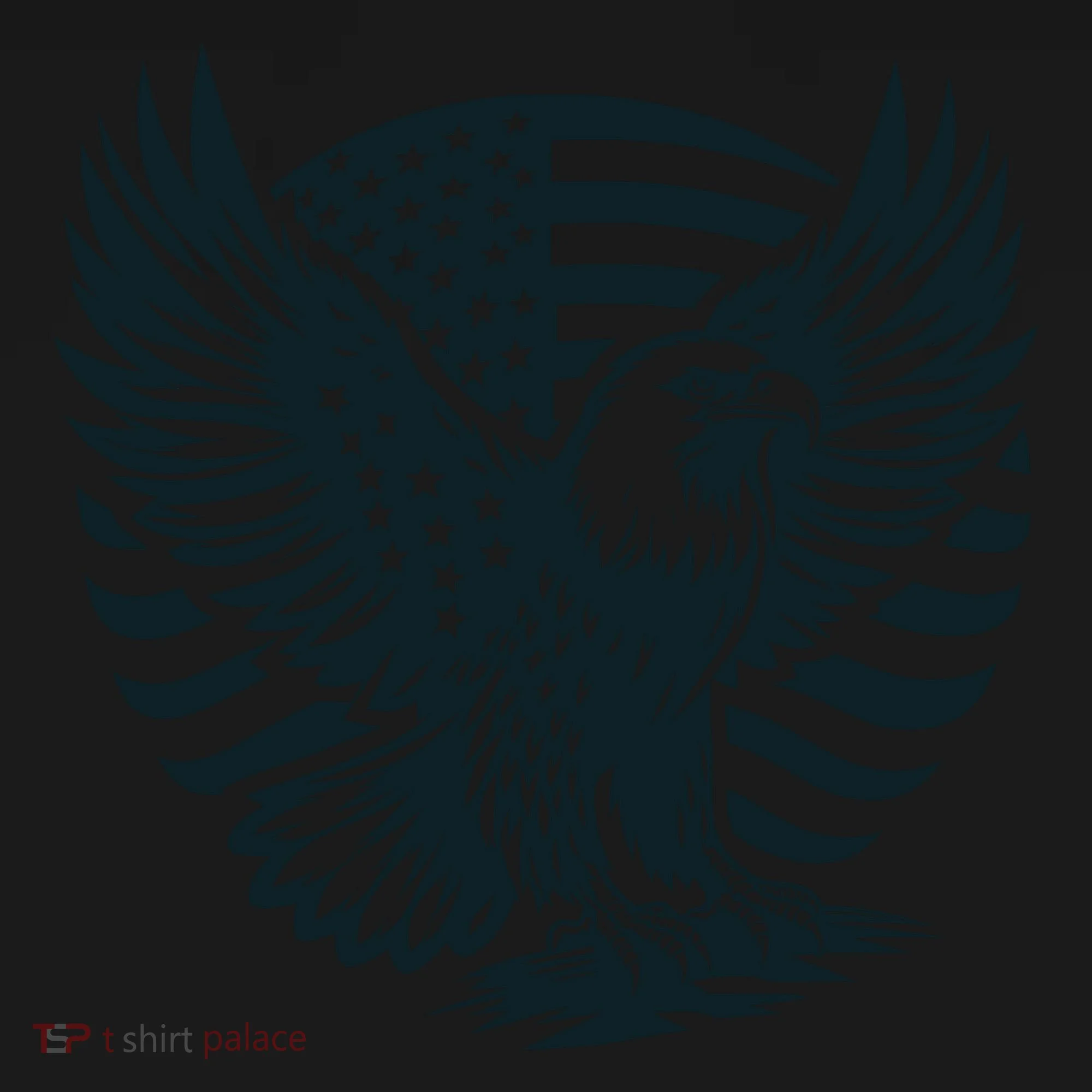 Eagle With American Flag Backpack