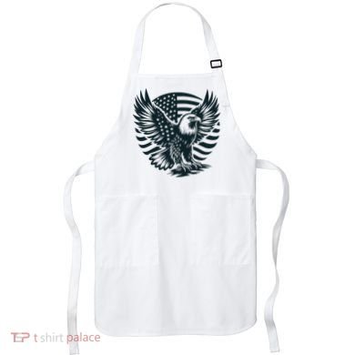 Eagle With American Flag Apron