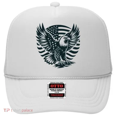 Eagle With American Flag Hat