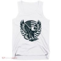 Eagle With American Flag Tank Top thumb 0