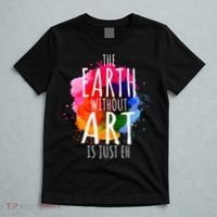 Earth Without Art Is Just Eh Funny Art Teacher Artist T-Shirt thumb 5