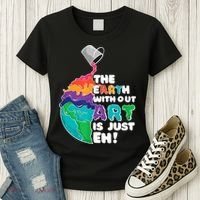 Earth Without Art Is Just EH Women's T-Shirt thumb 3