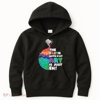 Earth Without Art Is Just EH Kids Hoodie thumb 0