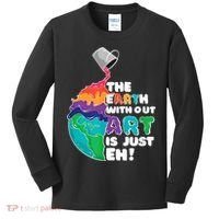 Earth Without Art Is Just EH Kids Long Sleeve Shirt thumb 0