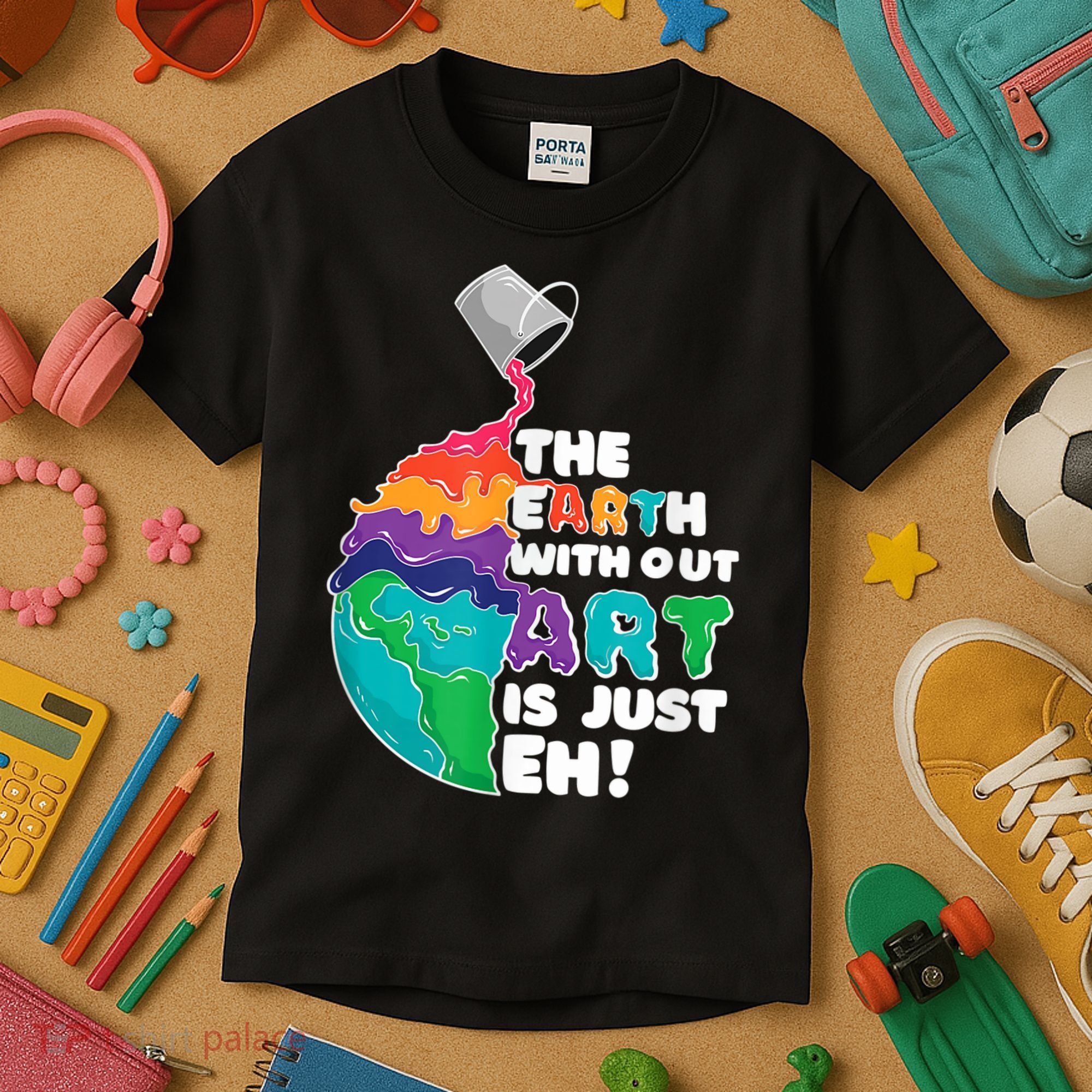 Earth Without Art Is Just EH Kids T-Shirt