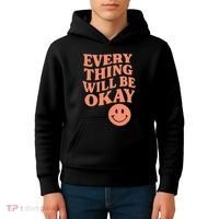Everything Will Be Okay Kids Hoodie thumb 4