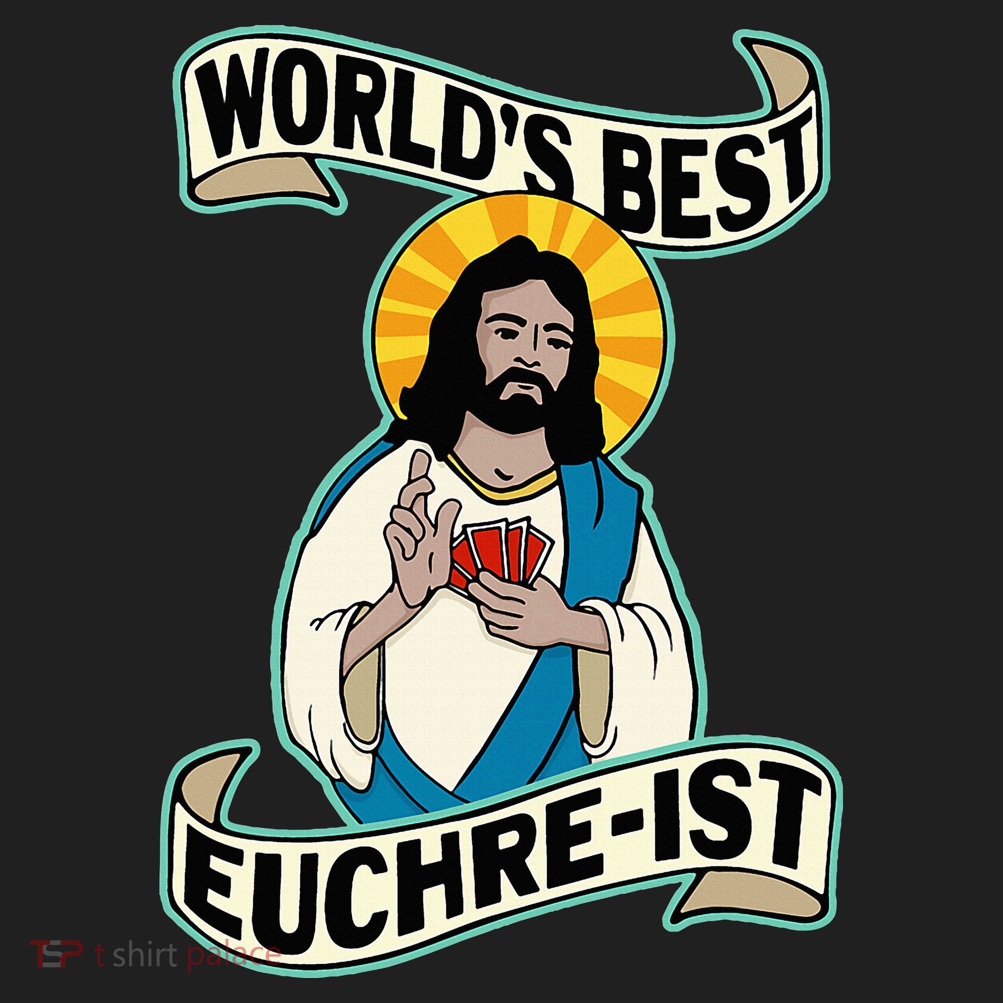 Euchre WorldS Best Euchre Ist Jesus Pun Beanie