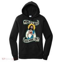 Euchre WorldS Best Euchre Ist Jesus Pun Women's Hoodie thumb 0