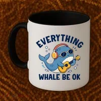 Everything Whale Be OK Coffee Mug thumb 2