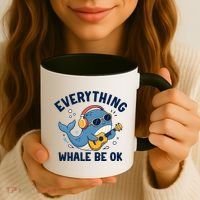 Everything Whale Be OK Coffee Mug thumb 3