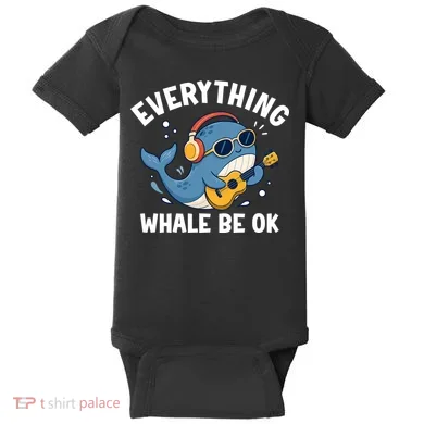 Everything Whale Be OK Baby Bodysuit
