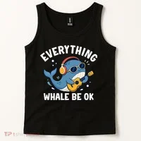 Everything Whale Be OK Tank Top thumb 2