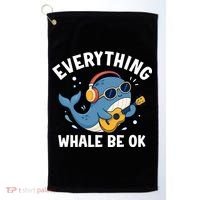 Everything Whale Be OK Golf Towel thumb 0