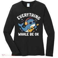 Everything Whale Be OK Women's Long Sleeve Shirt thumb 0