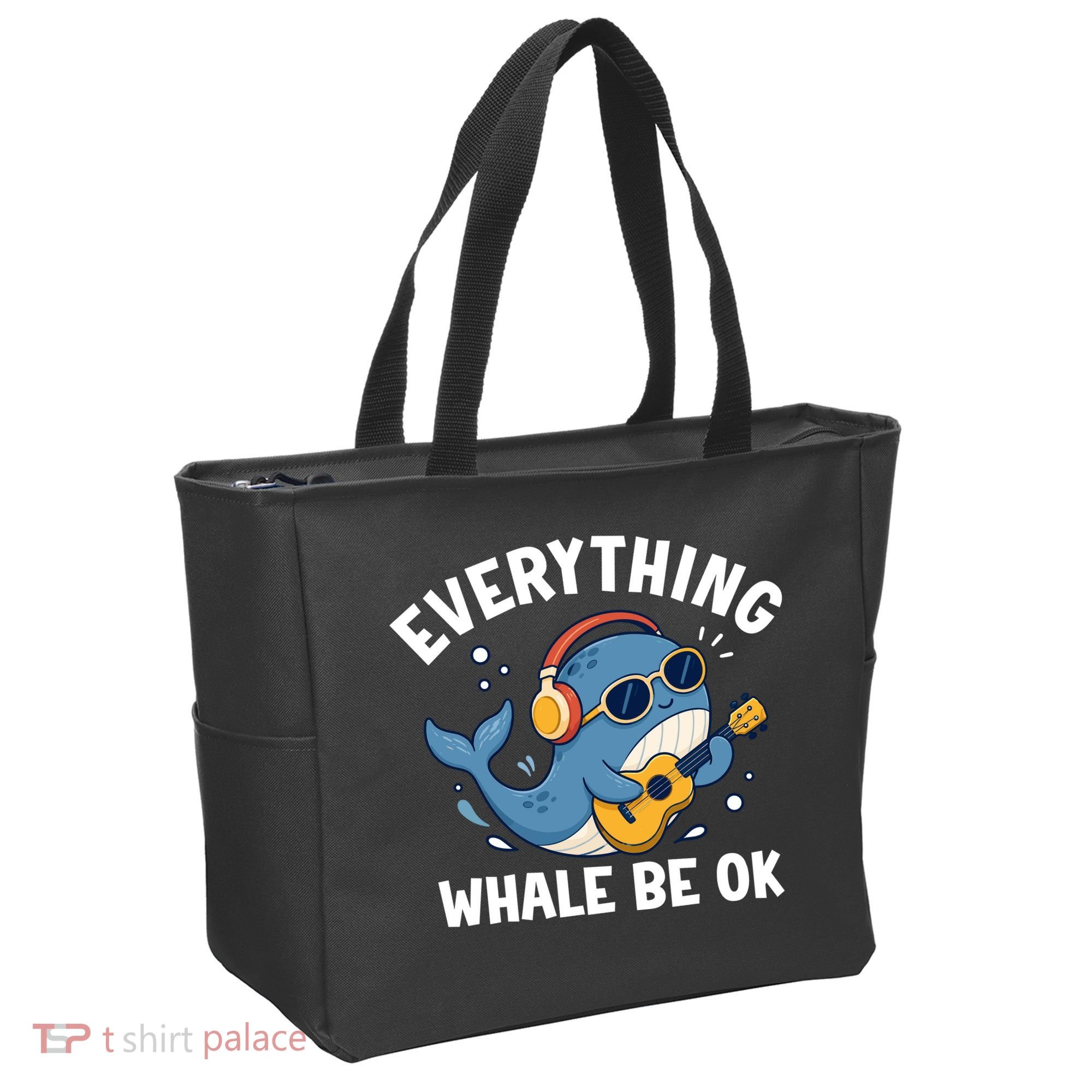 Everything Whale Be OK Tote Bag