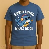 Everything Whale Be OK T-Shirt thumb 3