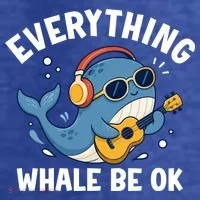 Everything Whale Be OK Women's Hoodie thumb 2