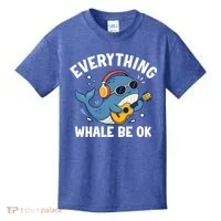 Everything Whale Be OK Kids T-Shirt thumb 0