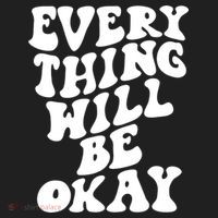 Everything Will Be Okay Golf Towel thumb 3