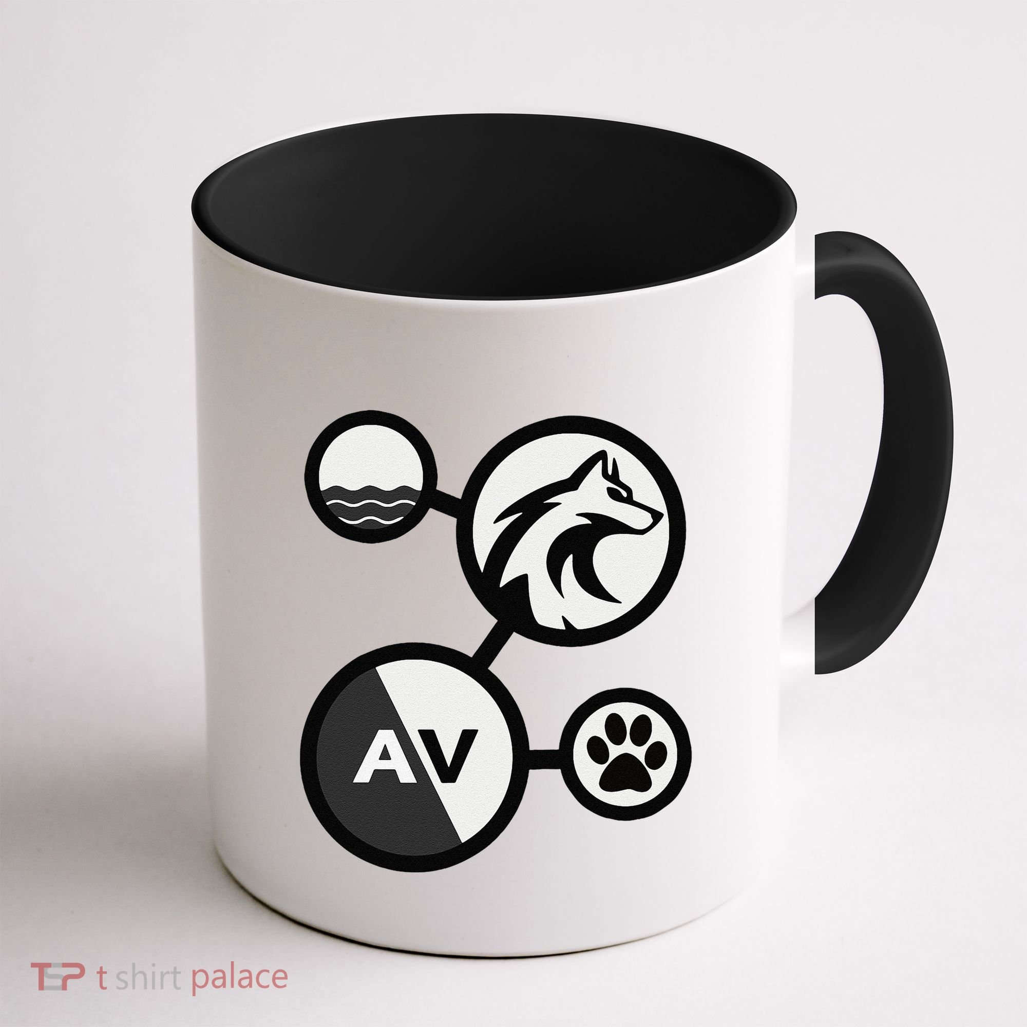 Elemental Waterwolf Coffee Mug