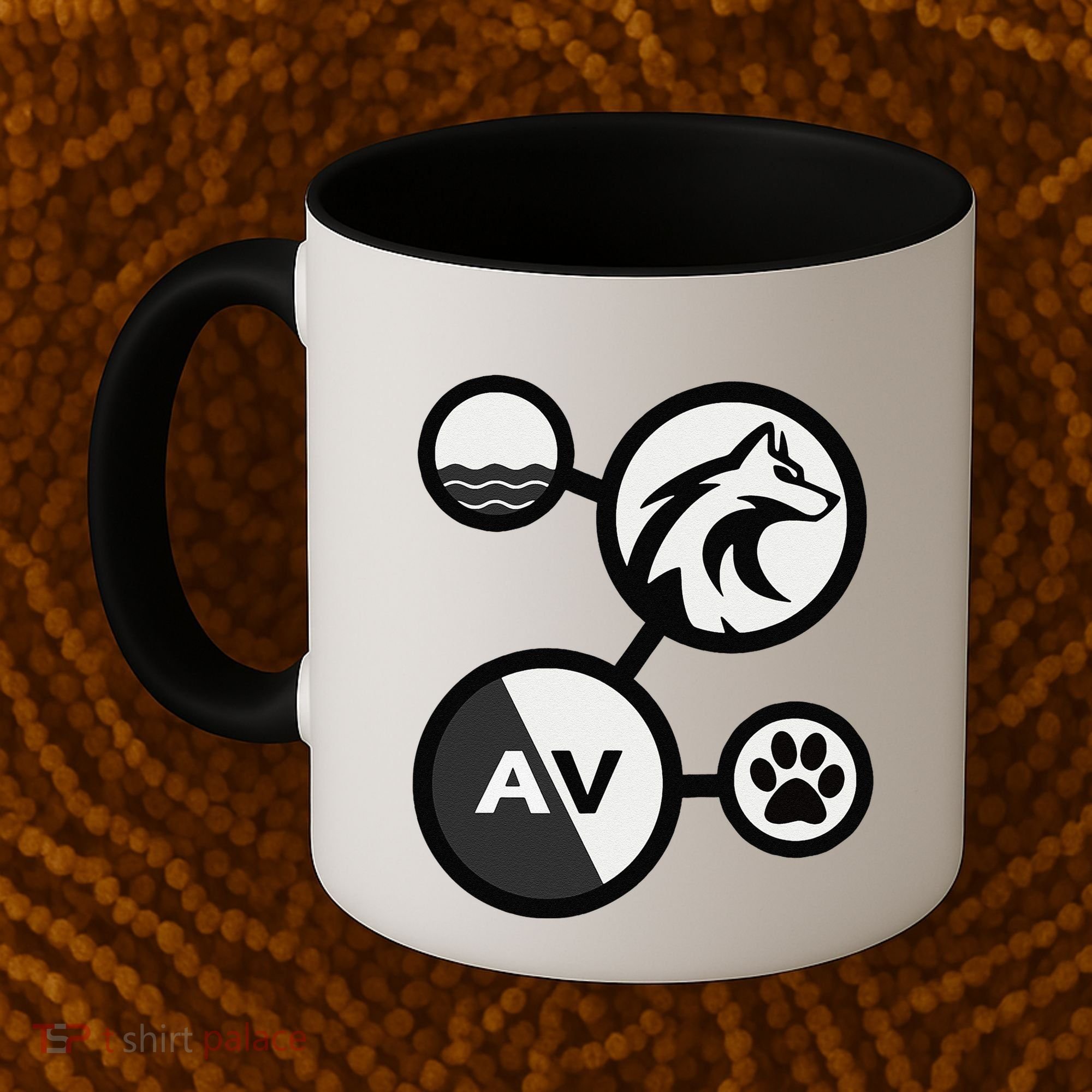 Elemental Waterwolf Coffee Mug