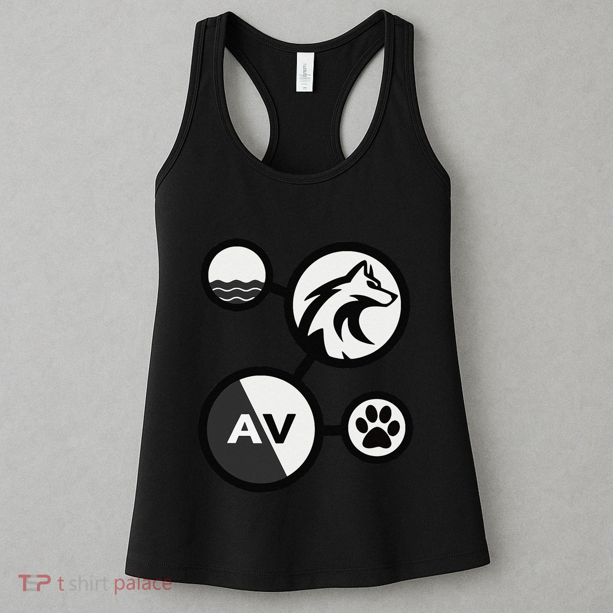 Elemental Waterwolf Women's Tank Top