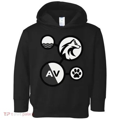 Elemental Waterwolf Toddler Hoodie