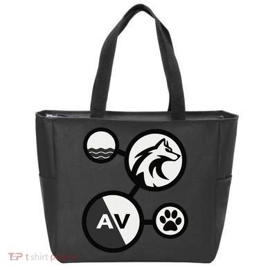 Elemental Waterwolf Tote Bag