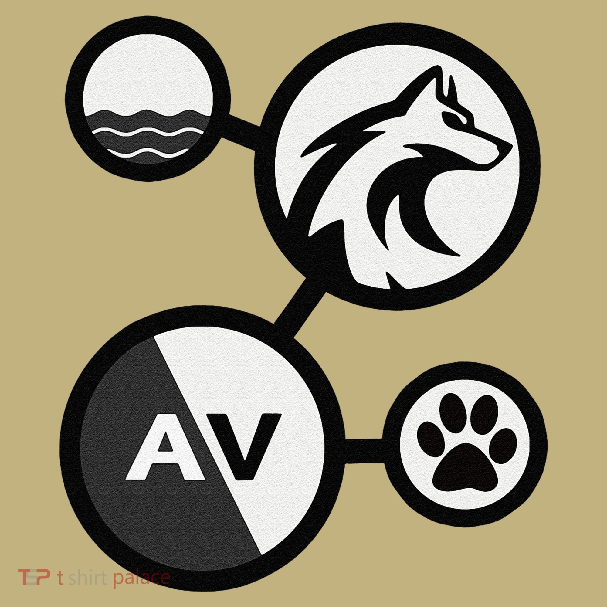 Elemental Waterwolf Button