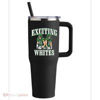 Exciting Whites 40oz Vacuum Insulated Stainless Steel Travel Tumbler thumb 0