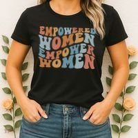 Empowered Women Empower Feminist Women's T-Shirt thumb 2