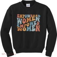 Empowered Women Empower Feminist Kids Sweatshirt thumb 0