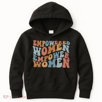 Empowered Women Empower Feminist Kids Hoodie thumb 0