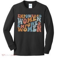 Empowered Women Empower Feminist Kids Long Sleeve Shirt thumb 0