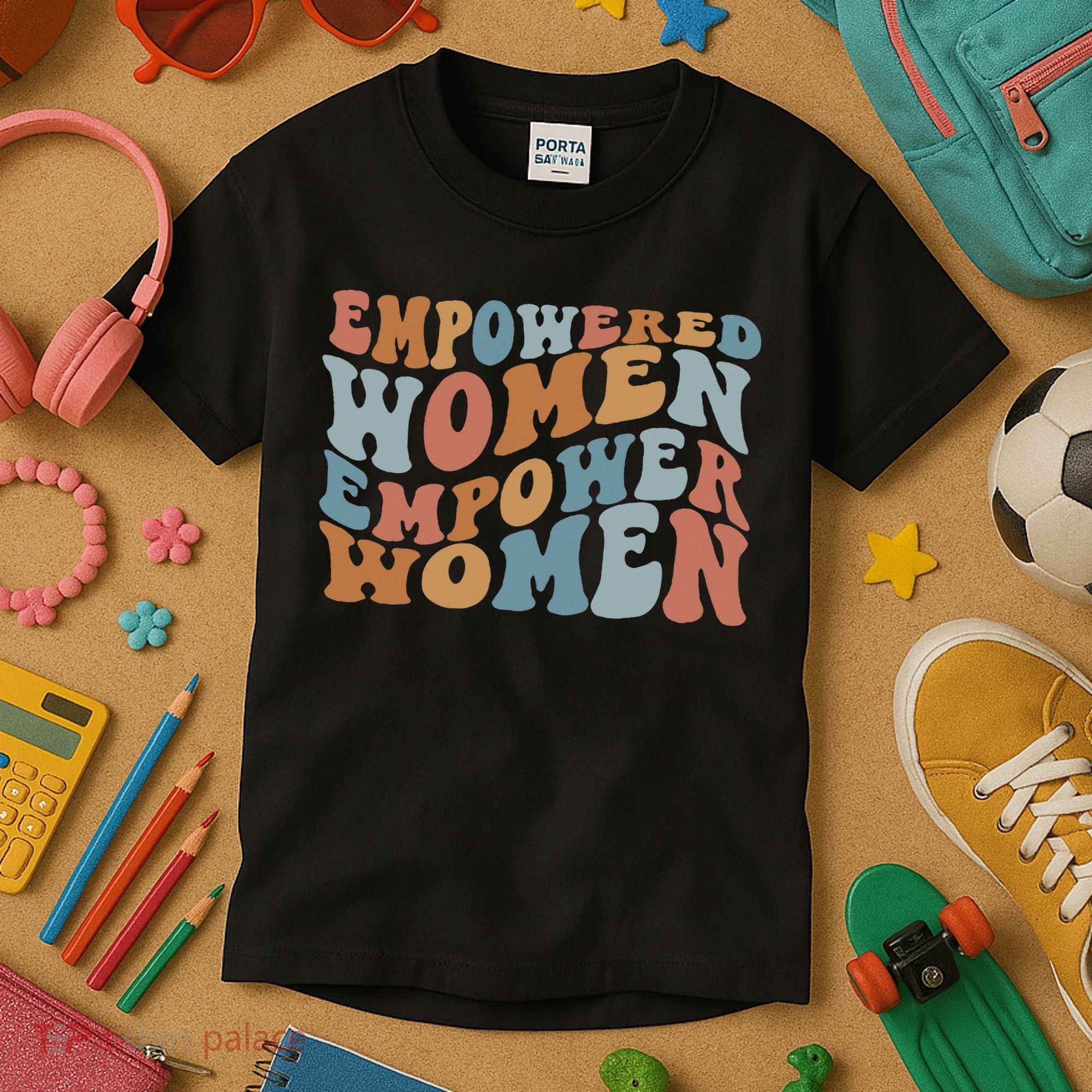 Empowered Women Empower Feminist Kids T-Shirt