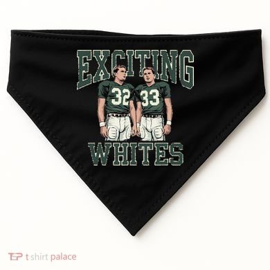 Exciting Whites Exciting Whites Exciting Whites USA-Made Doggie Bandana