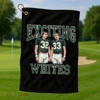 Exciting Whites Exciting Whites Exciting Whites Golf Towel thumb 1