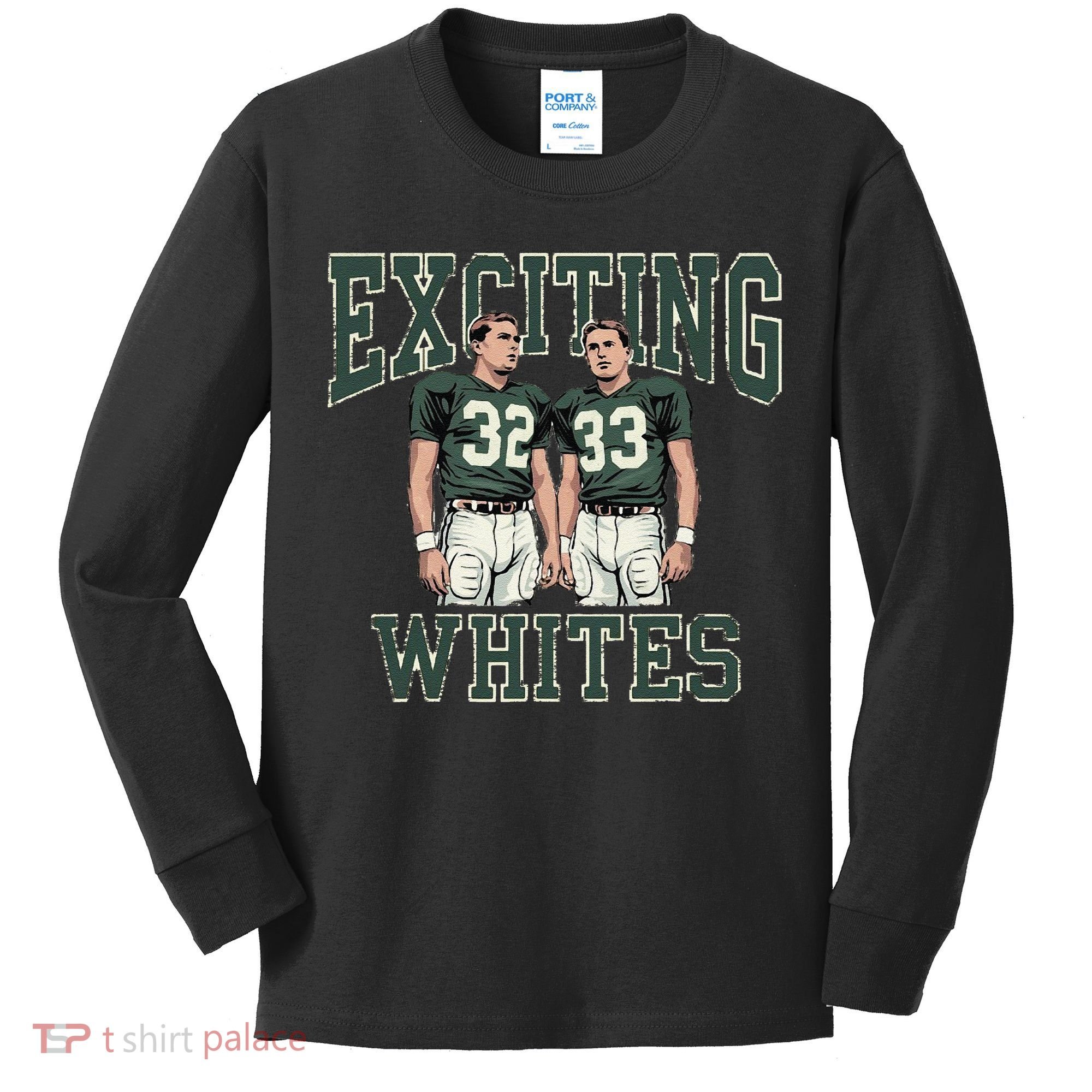 Exciting Whites Exciting Whites Exciting Whites Kids Long Sleeve Shirt