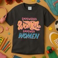 Empowered Women Empower Women Kids T-Shirt thumb 3