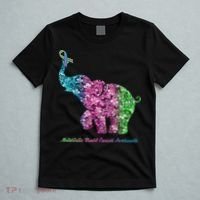 Elephant With Flower Metastatic Breast Cancer Awareness T-Shirt thumb 5
