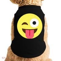 Emoticon Winking Face With Tongue Doggie Tank thumb 0