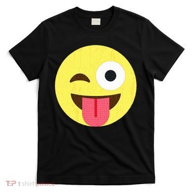 Emoticon Winking Face With Tongue T-Shirt