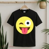 Emoticon Winking Face With Tongue T-Shirt thumb 2