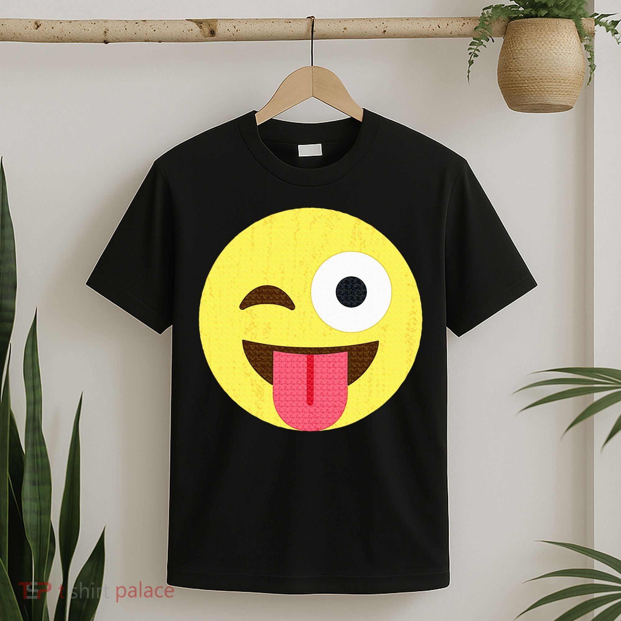 Emoticon Winking Face With Tongue T-Shirt