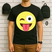 Emoticon Winking Face With Tongue T-Shirt thumb 6