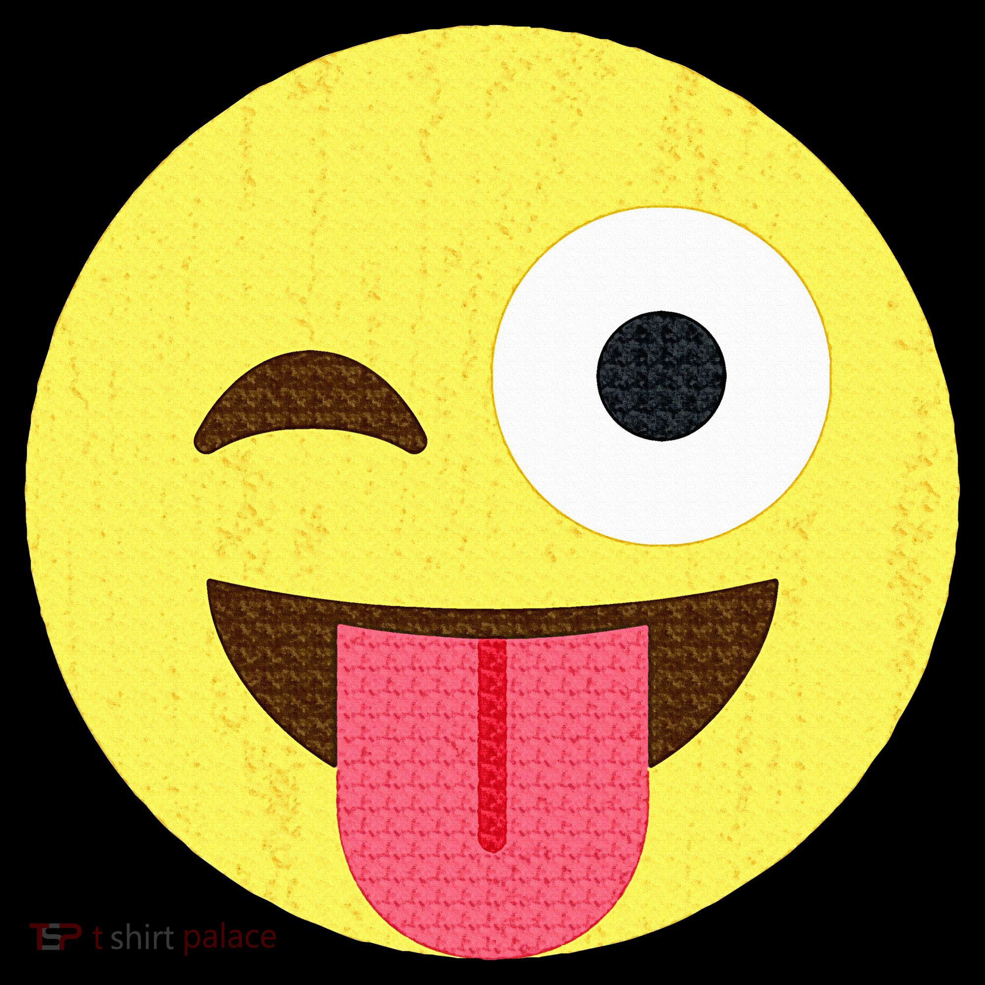Emoticon Winking Face With Tongue T-Shirt