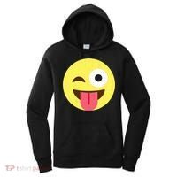 Emoticon Winking Face With Tongue Women's Hoodie thumb 0